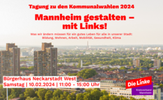 Tagung zur Kommunalwahl 2024 - Mannheim mit Links!
